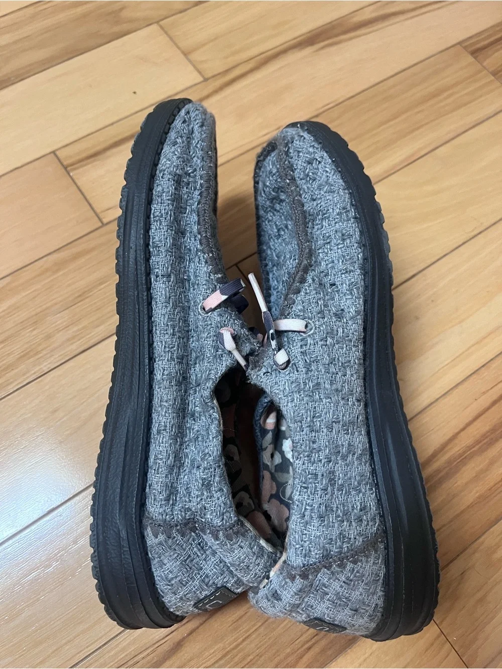 Hey Dude Slip-On Loafers in Heather Gray